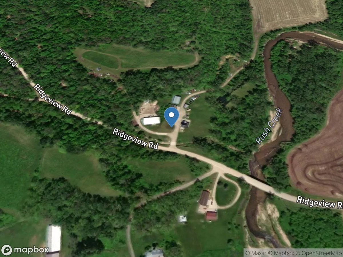 Rush Creek near Rushford, MN location