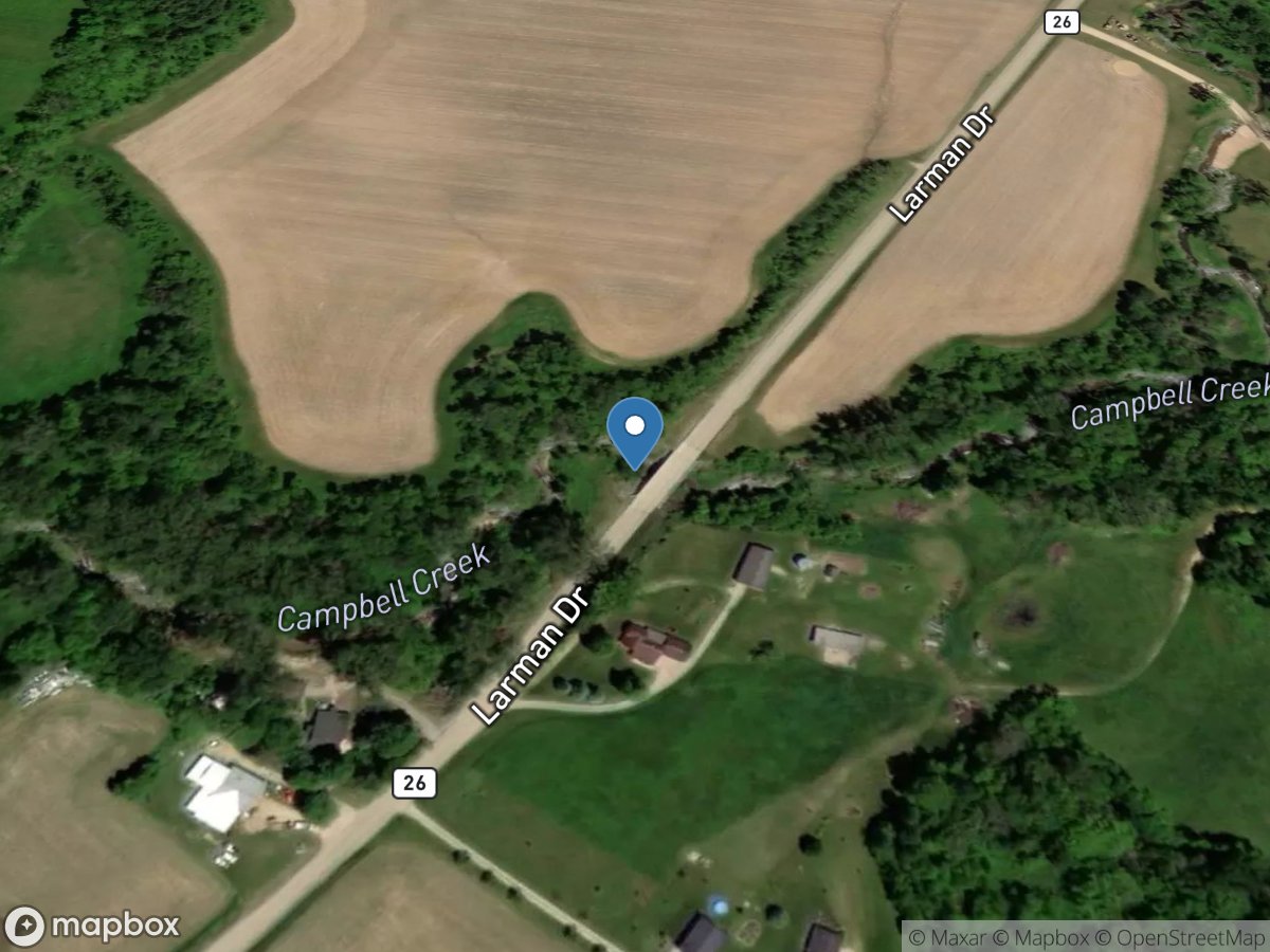 Campbell Creek near Money Creek, MN location