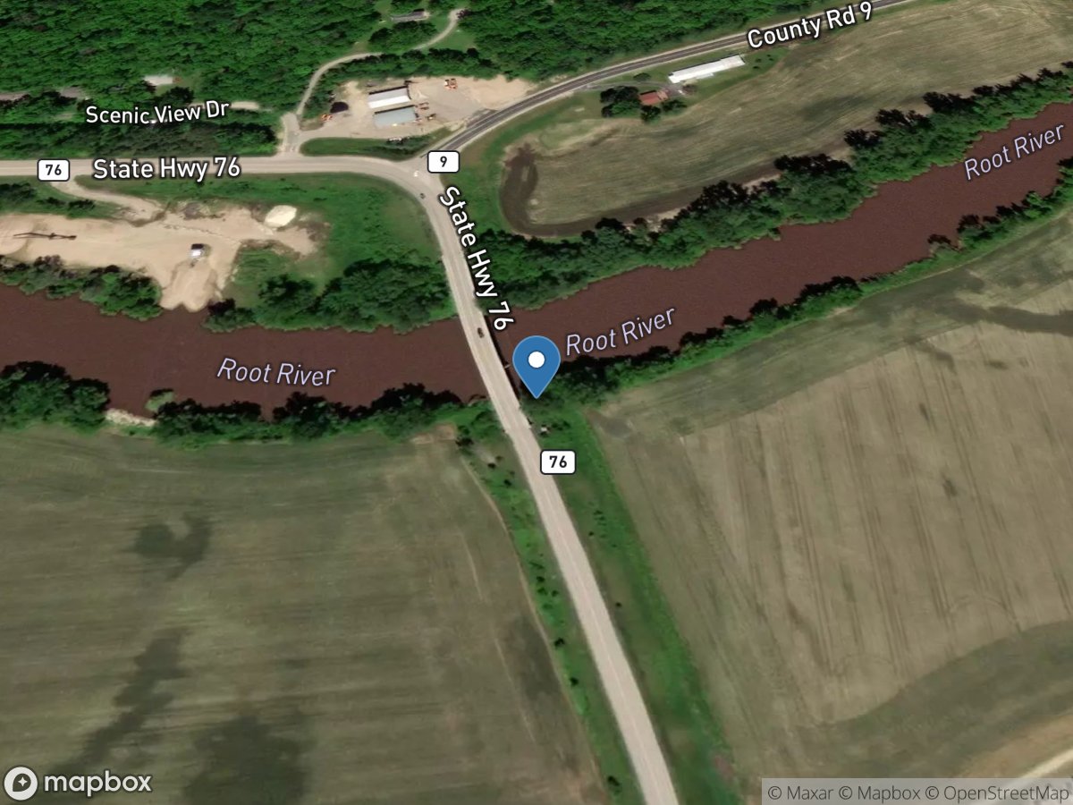 Root River near Houston, MN location