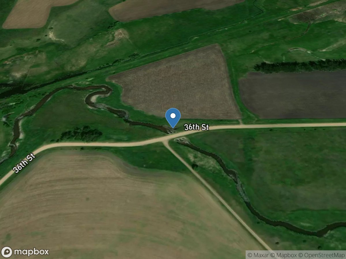 Chanarambie Creek near Edgerton, MN location