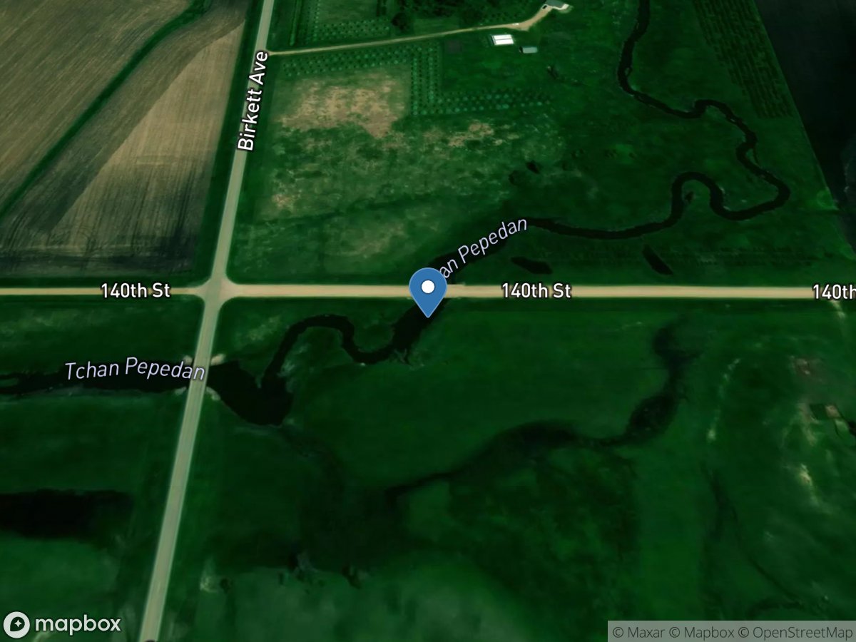 Champepadan Creek at Co. Rd. 18 near Leota, MN location