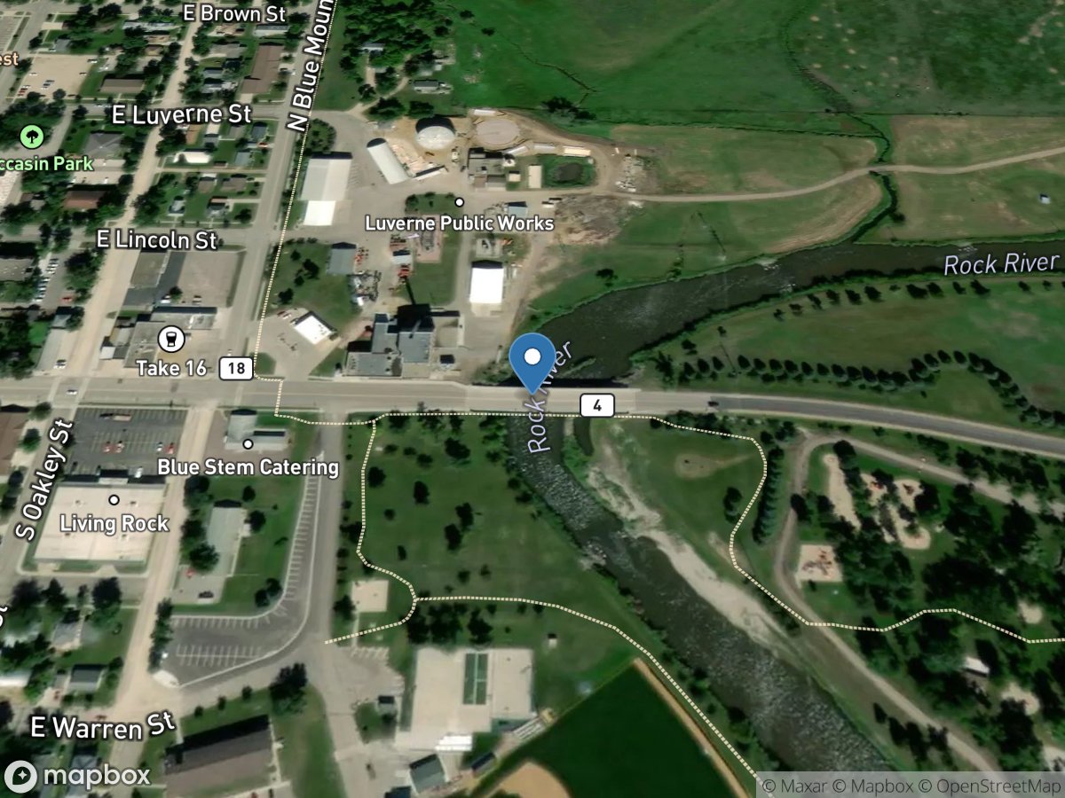 Rock River at Luverne, MN location