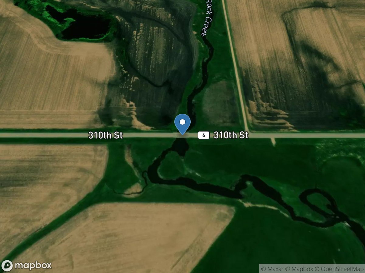 Little Rock Creek near Rushmore, MN location