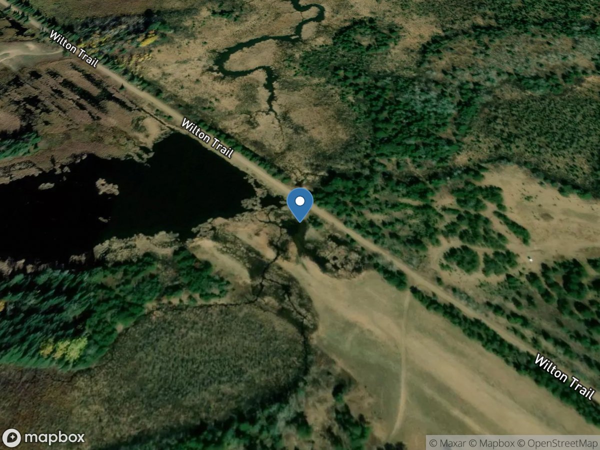 Grant Creek, at ATV Trail, Southeast of Pinewood, MN location