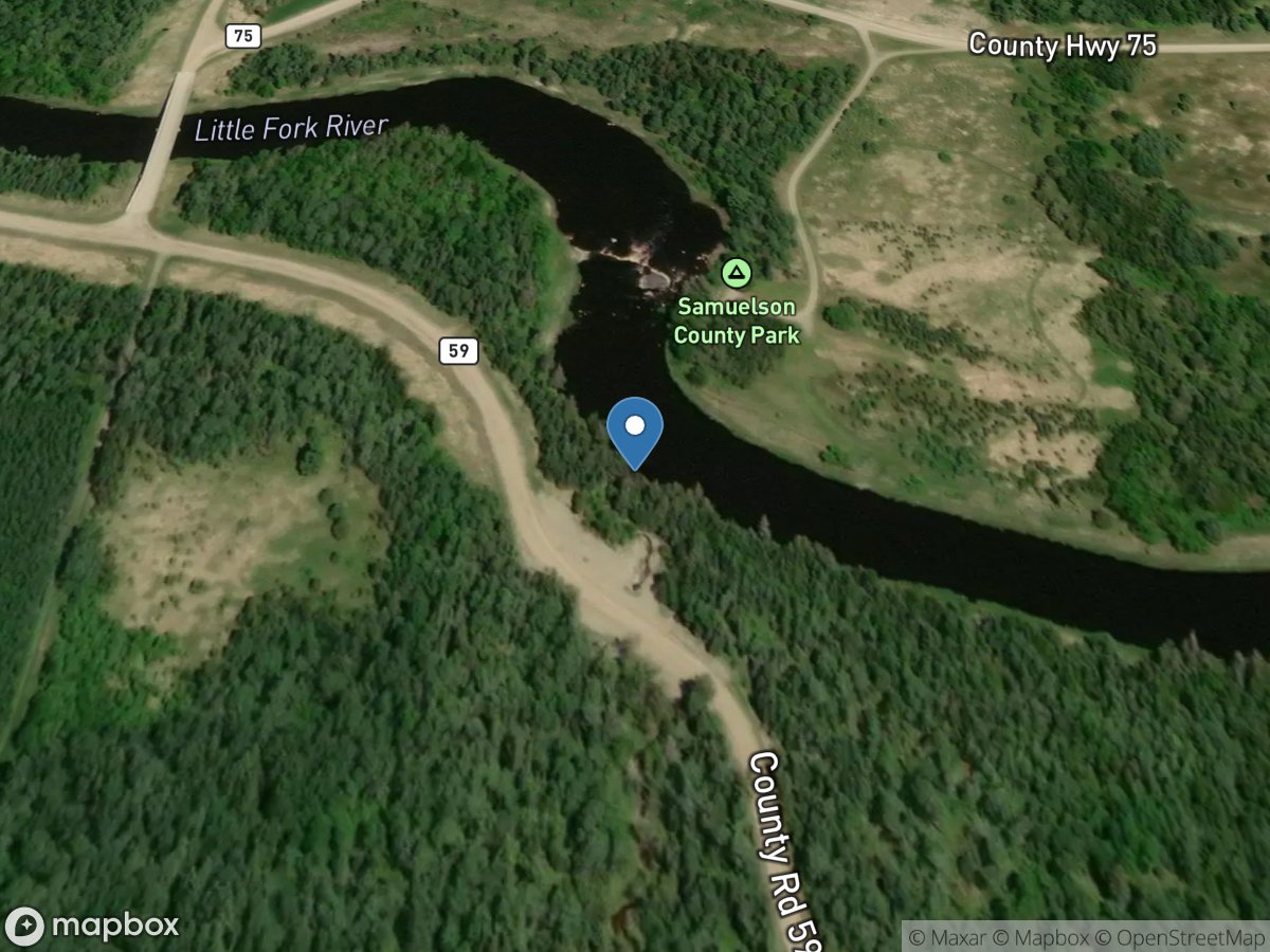 Ravine 7 to L Fork River near CTY 59 near Silverdale, MN location