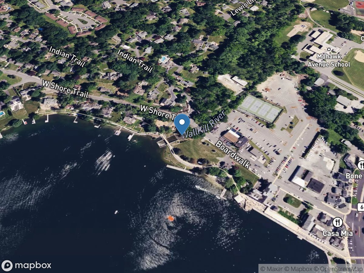 Wallkill River at outflow of Lake Mohawk at Sparta NJ location