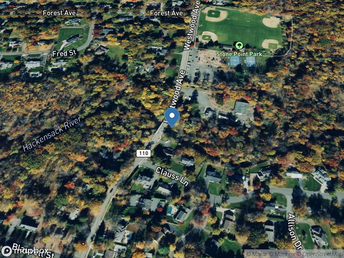 Hackensack River at Rivervale NJ location