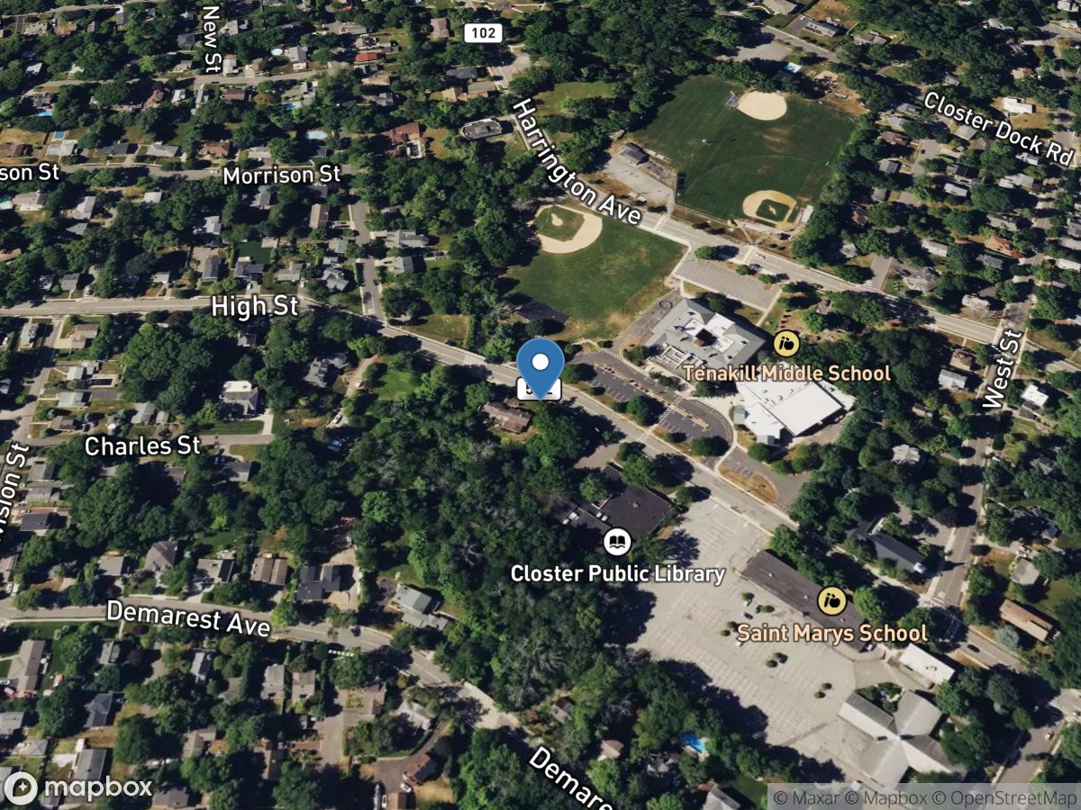 Tenakill Brook at Closter NJ location