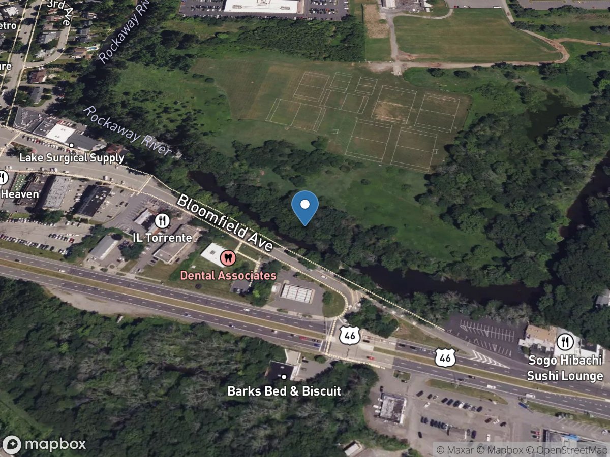 Rockaway River ab Den Bk at Denville NJ location