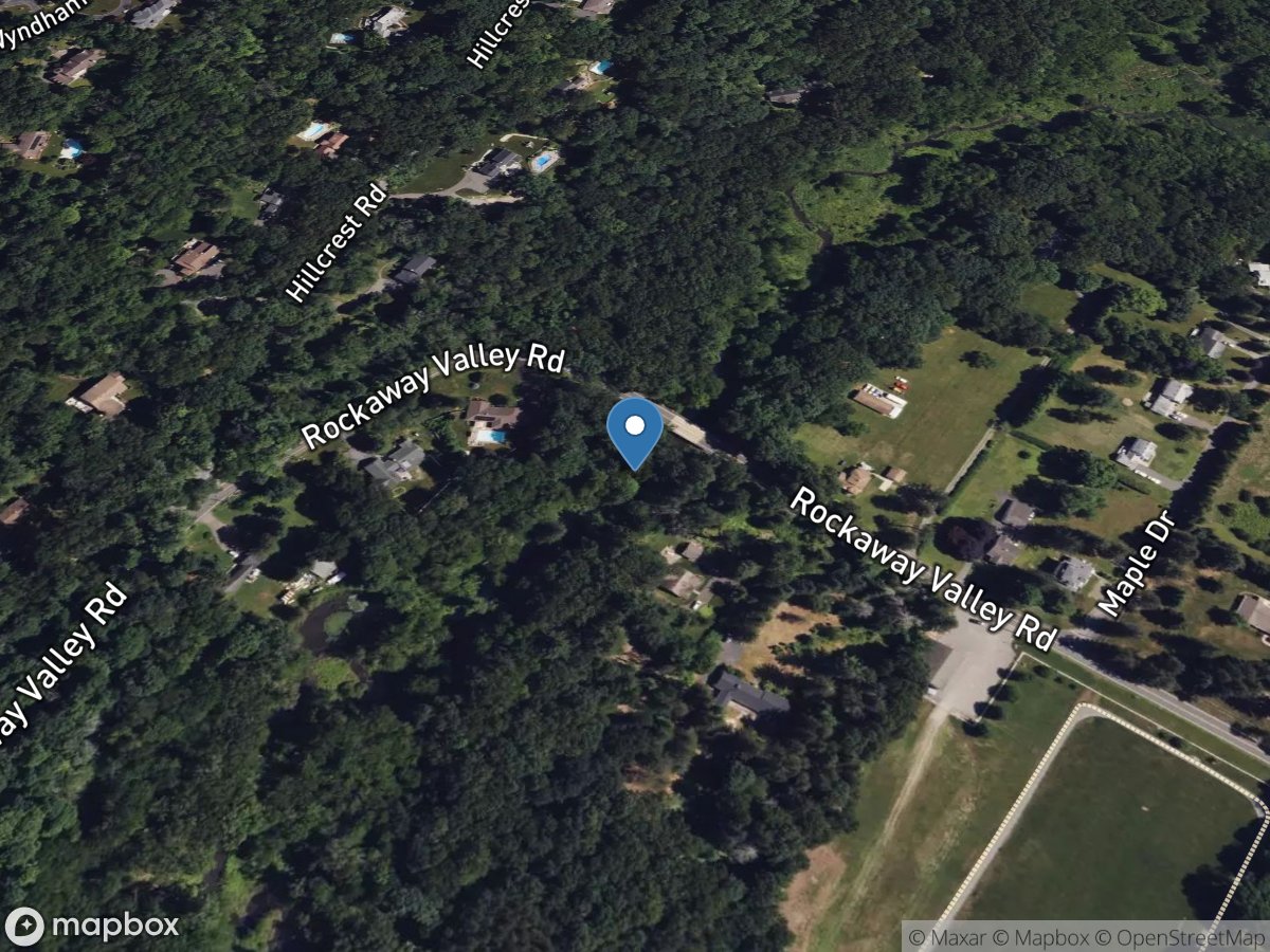 Stony Bk near Rockaway Valley NJ location