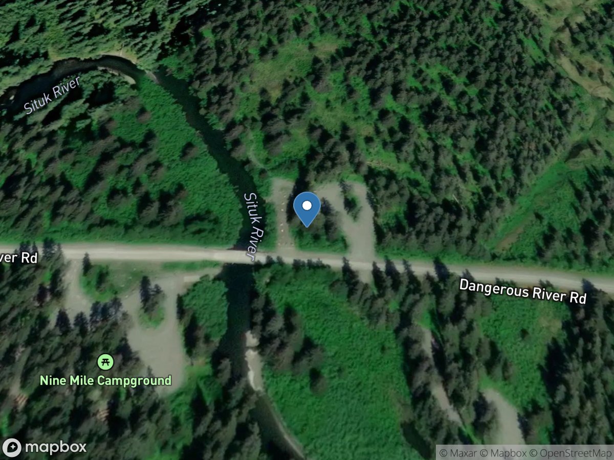 SITUK River Near YAKUTAT AK location