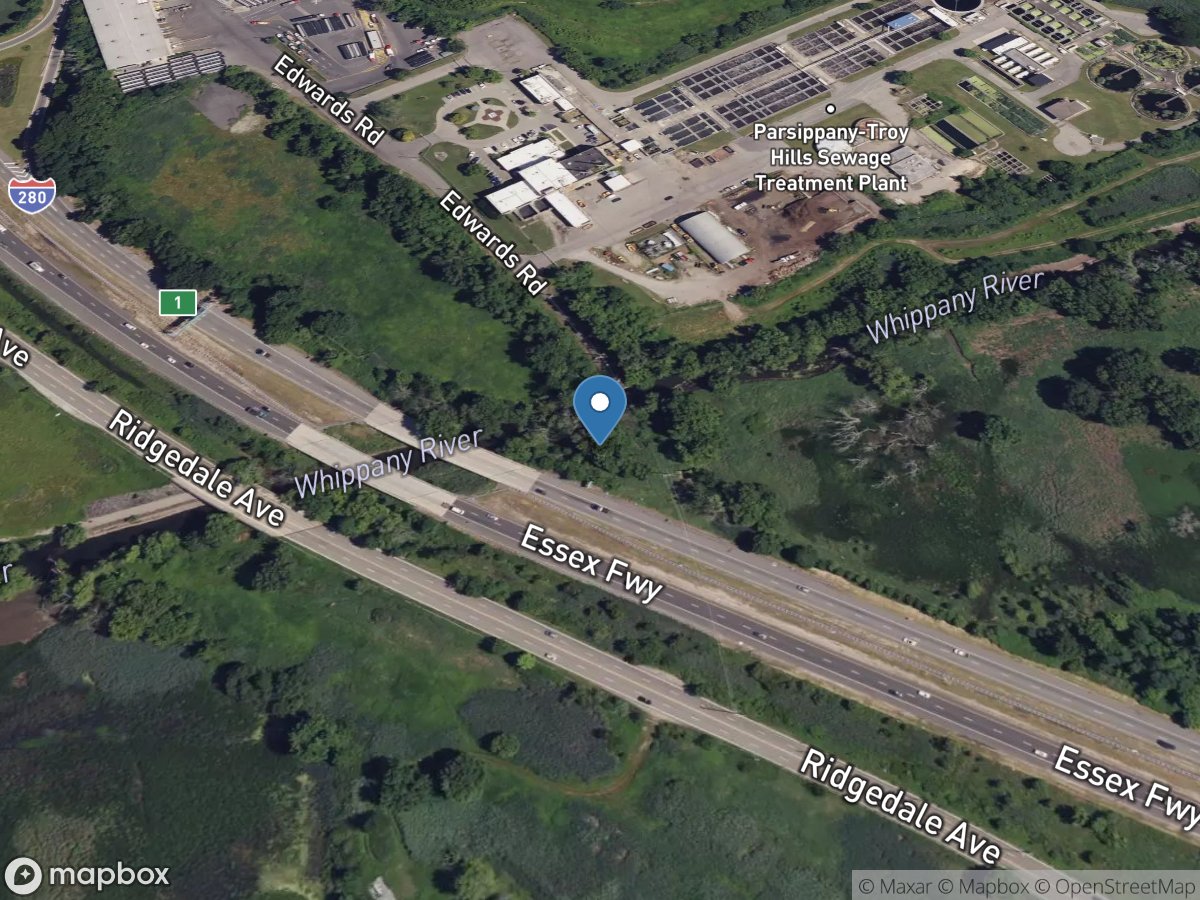 Whippany River near Pine Brook NJ location