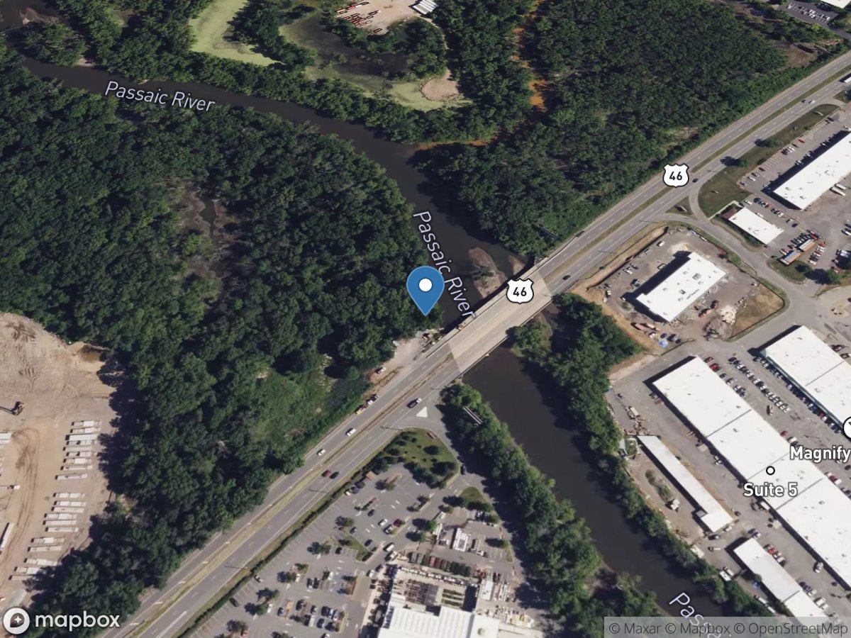 Passaic River at Pine Brook NJ location