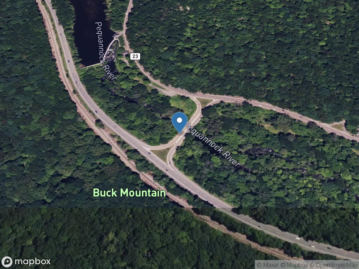 Pequannock River at Macopin Intake Dam NJ location