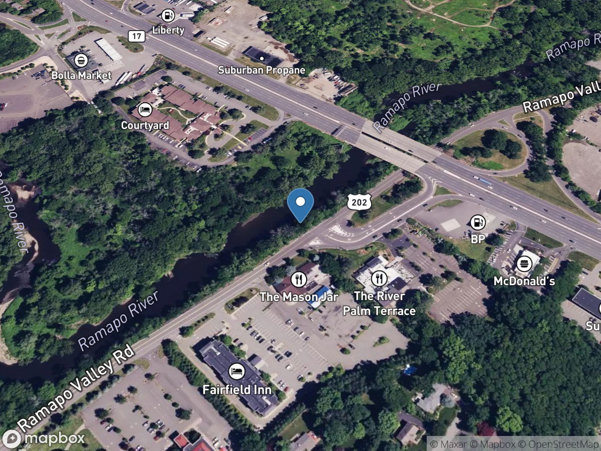 Ramapo River near Mahwah NJ location