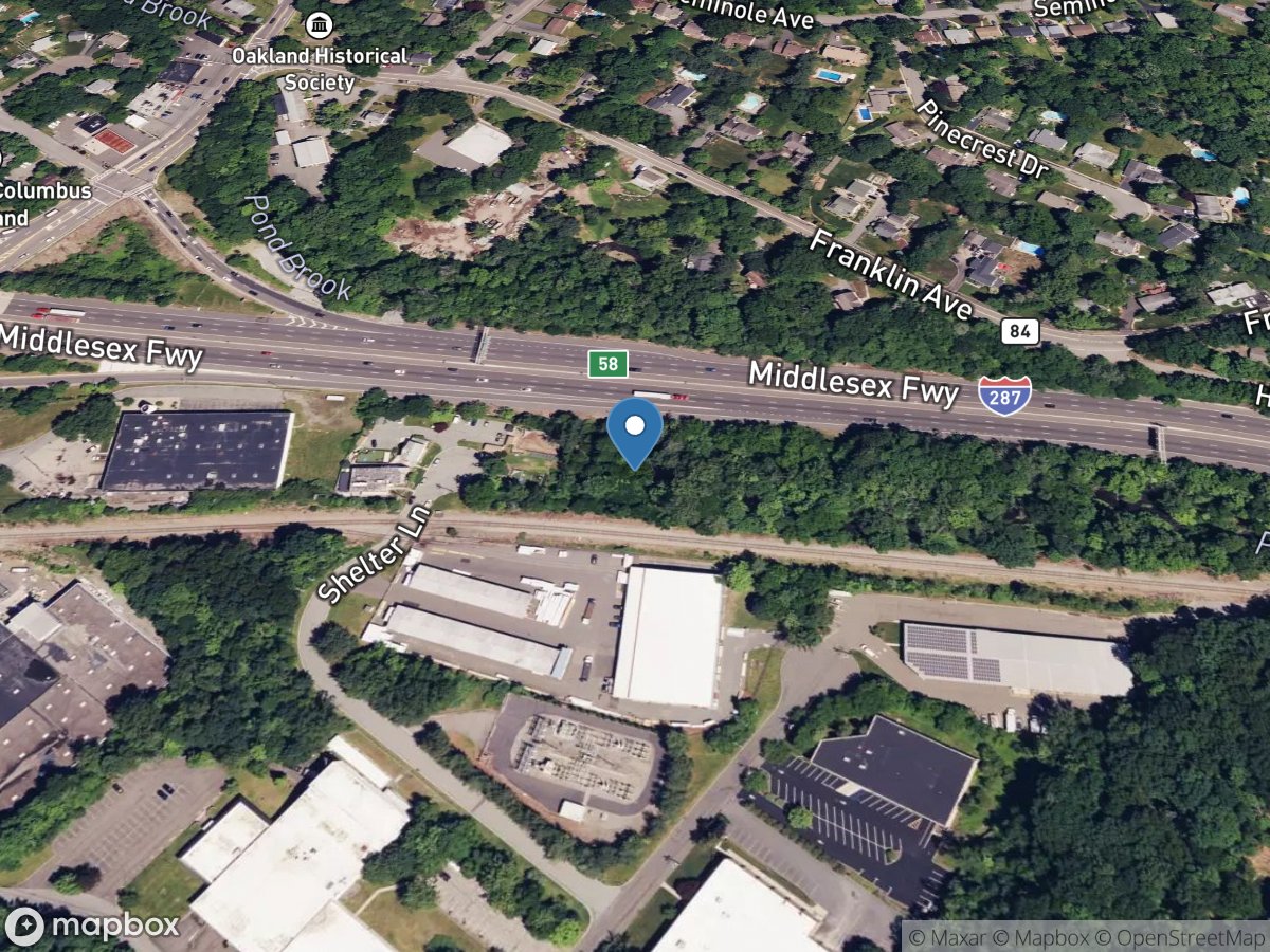 Pond Brook at Oakland NJ location