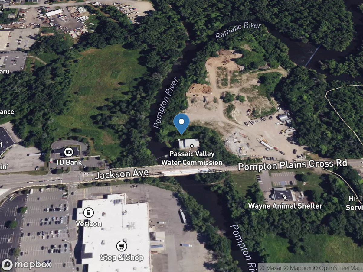 Pompton River at Pompton Plains NJ location