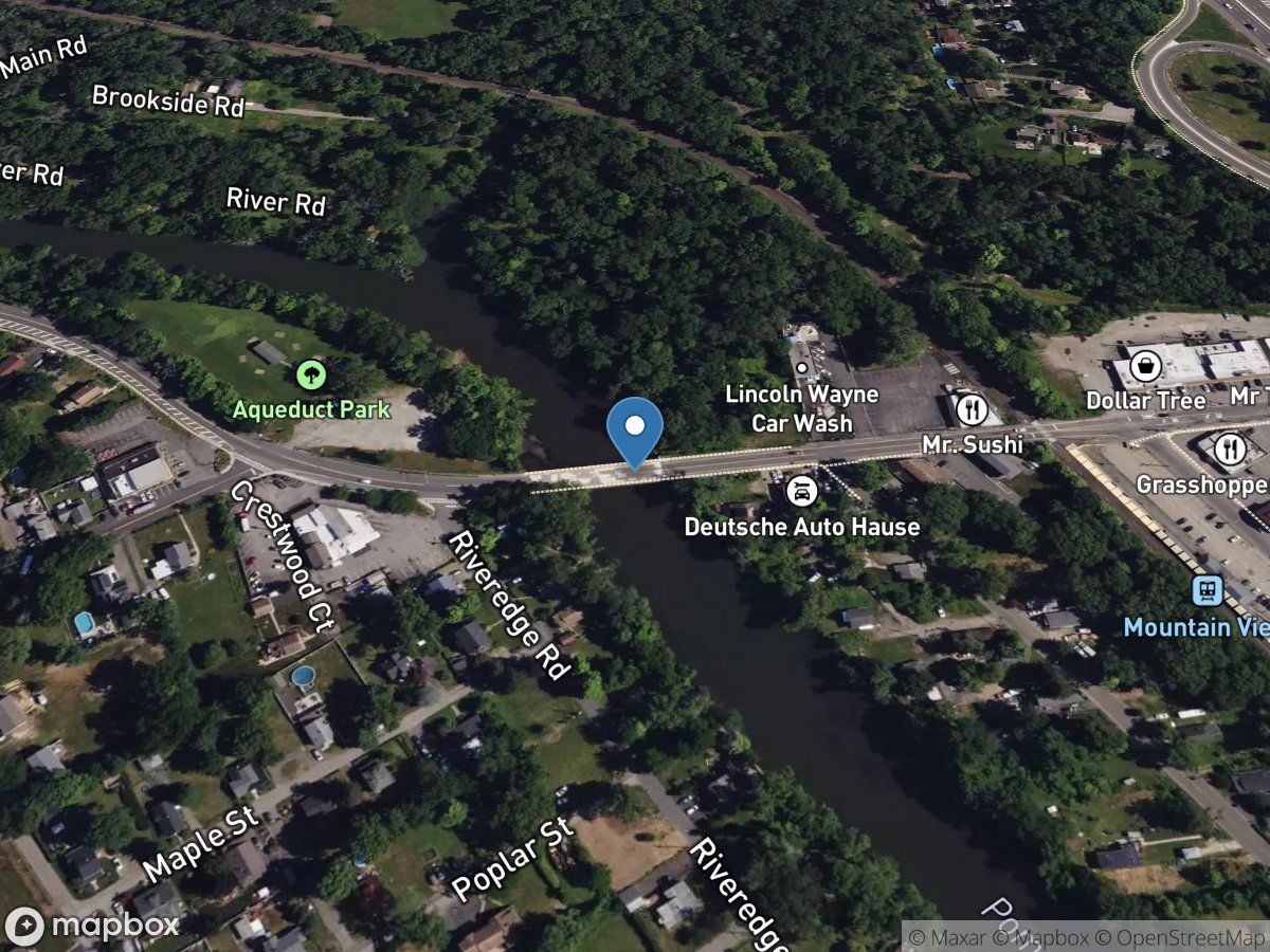 Pompton River at Mountain View NJ location