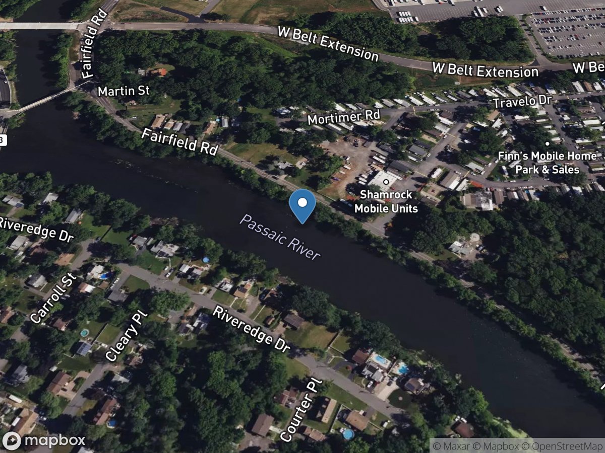 Passaic River below Pompton Riv at Two Bridges NJ location