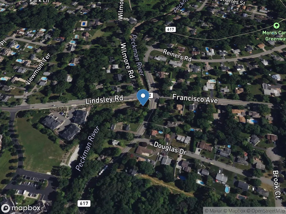 Peckman River at Little Falls NJ location