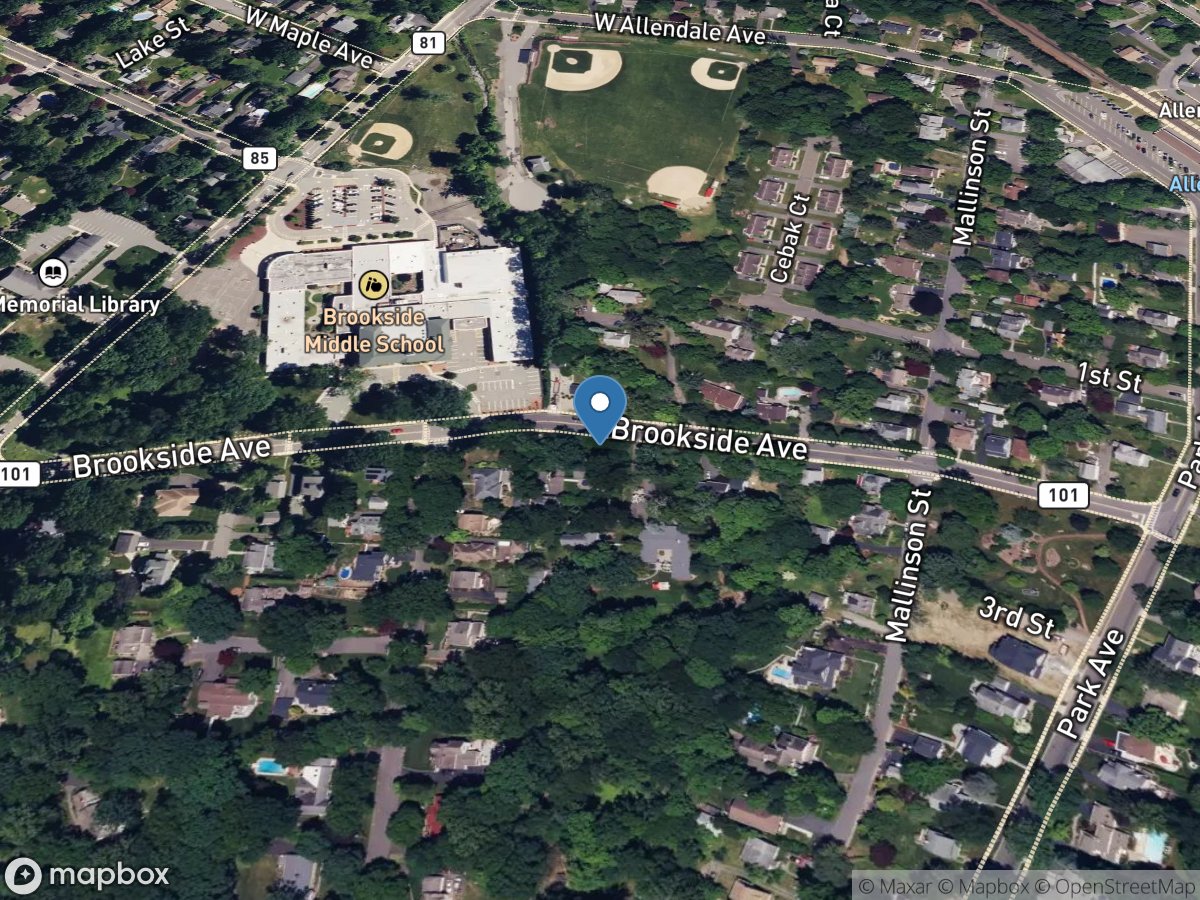 Ramsey Brook at Allendale NJ location