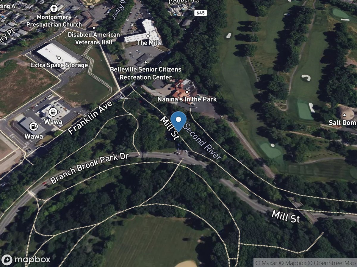 Second River at Belleville NJ location