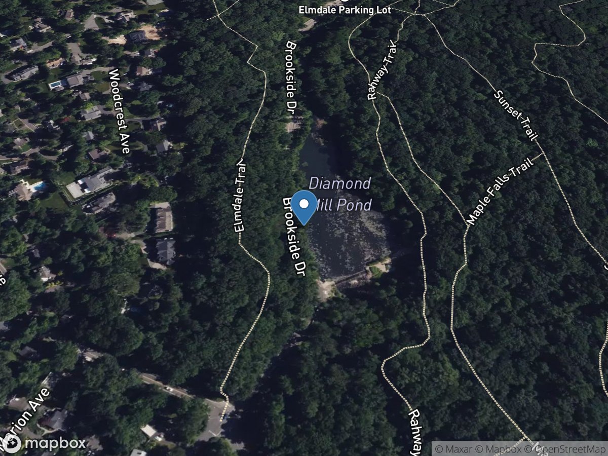 West Branch Rahway River at Millburn NJ location