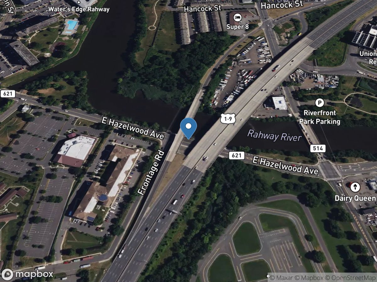 Rahway River at US Route 1 at Rahway NJ location