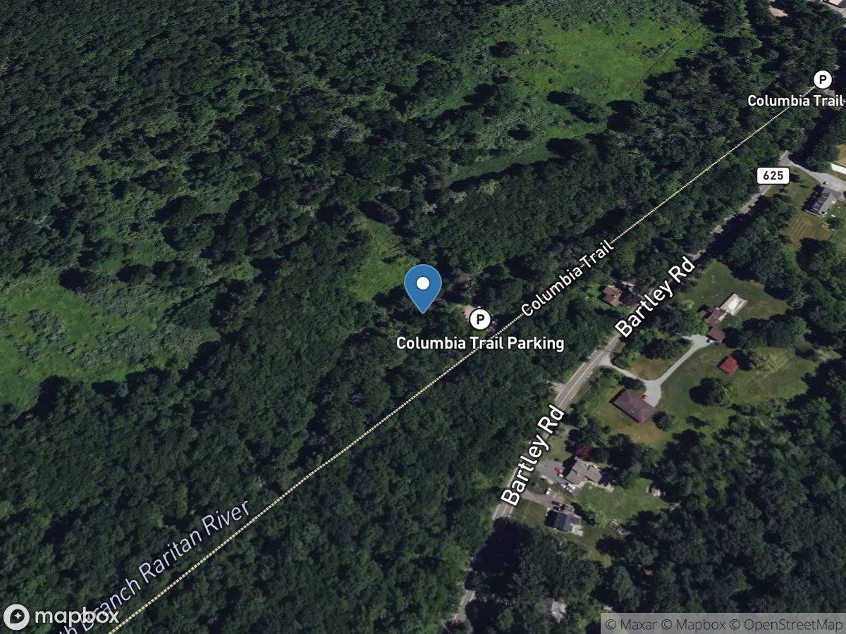 SB Raritan River ab Drakes Bk at Four Bridges NJ location