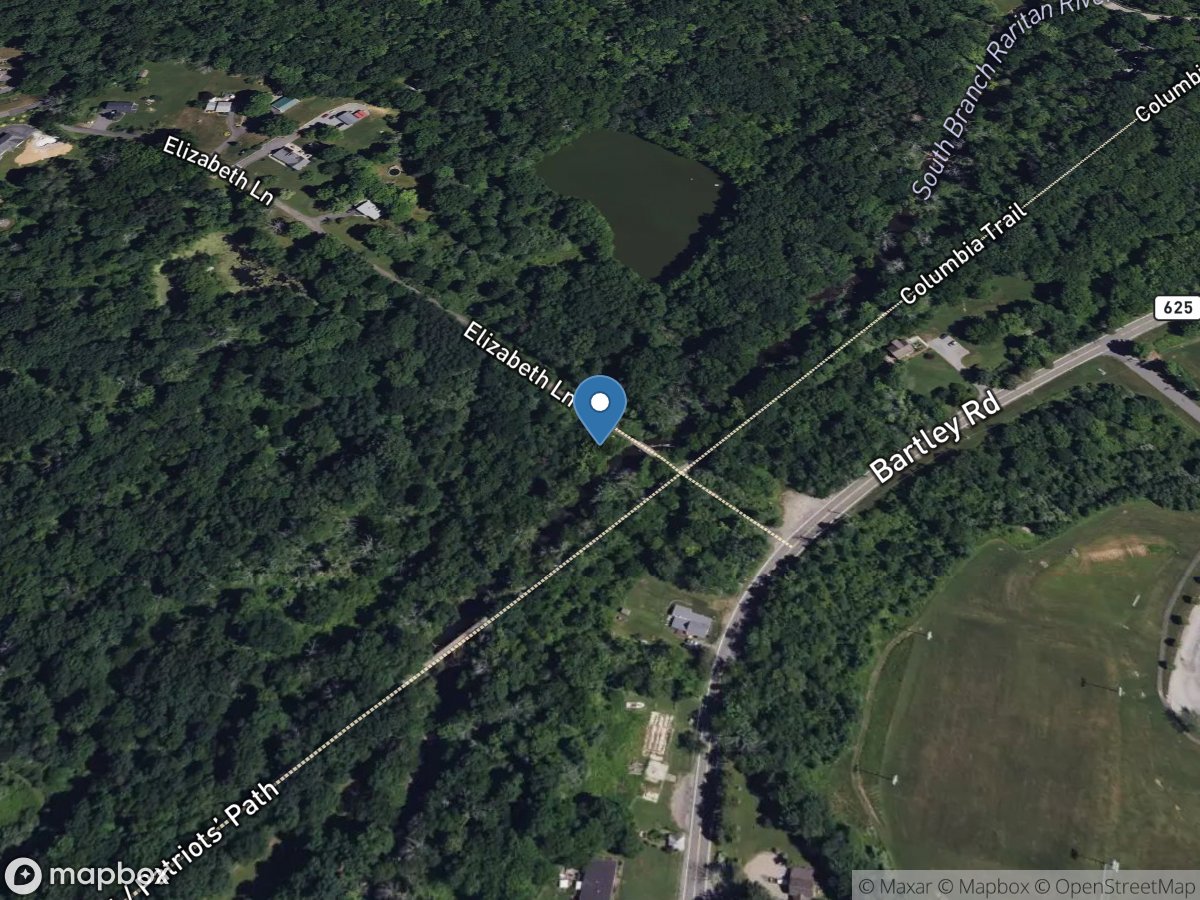 South Branch Raritan River at Four Bridges NJ location