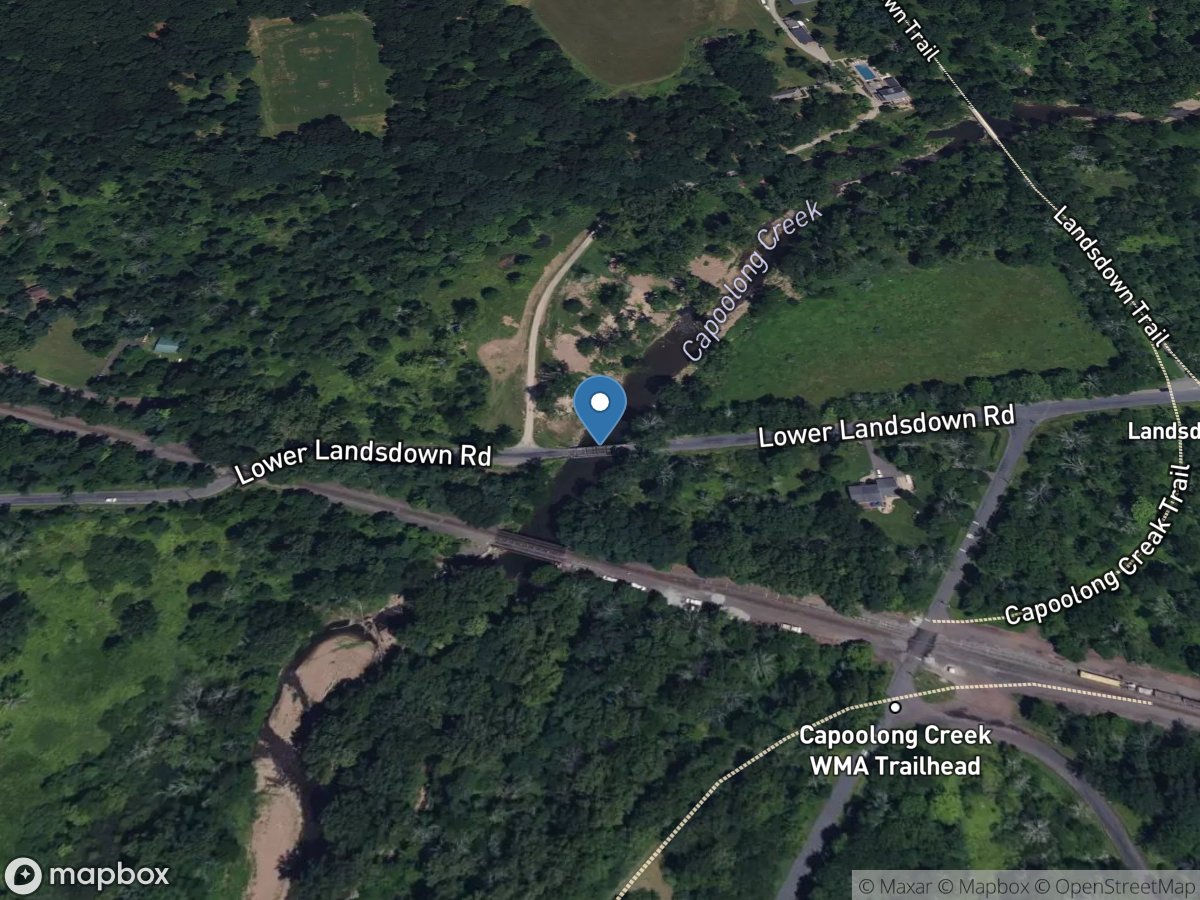 Capoolong Creek at Lansdowne NJ location