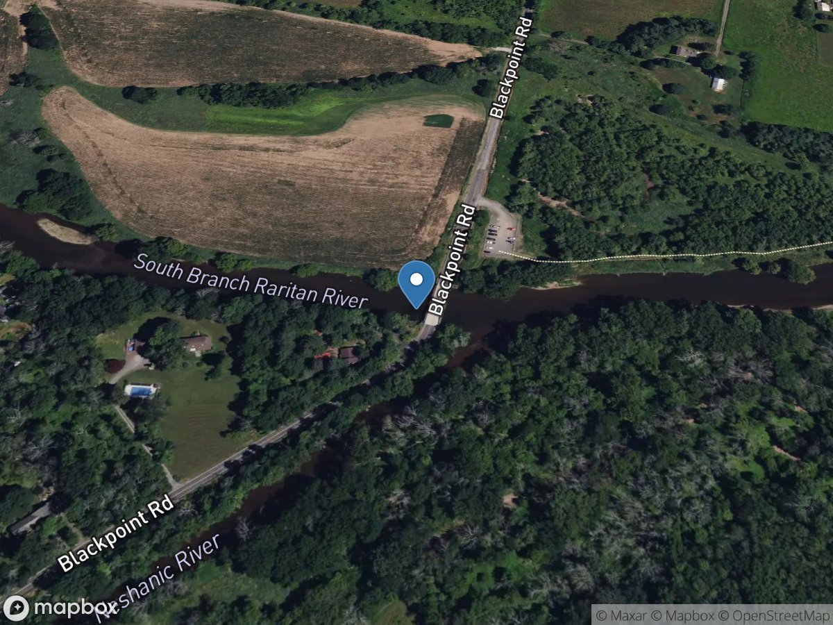 SB Raritan River at Black Point Road at Neshanic Sta NJ location