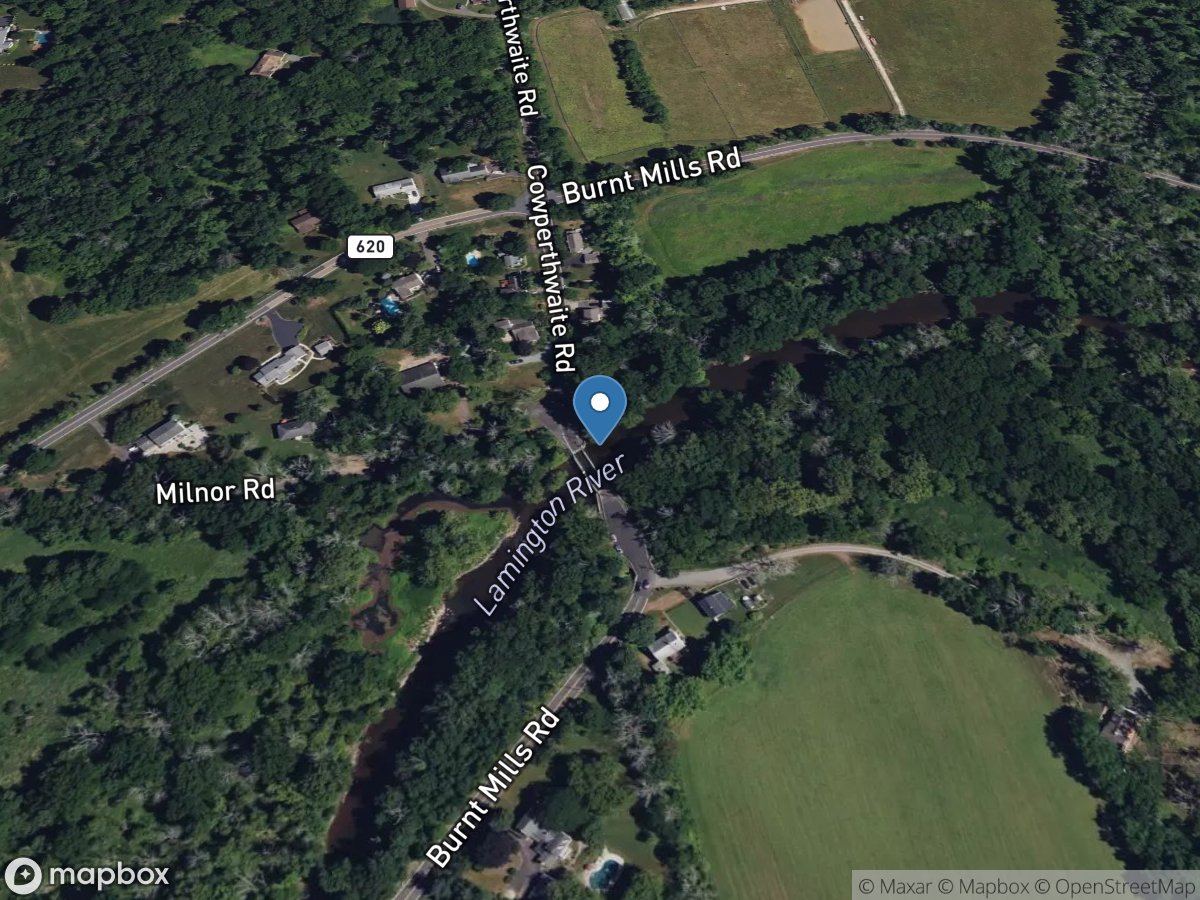 Lamington River at Burnt Mills NJ location