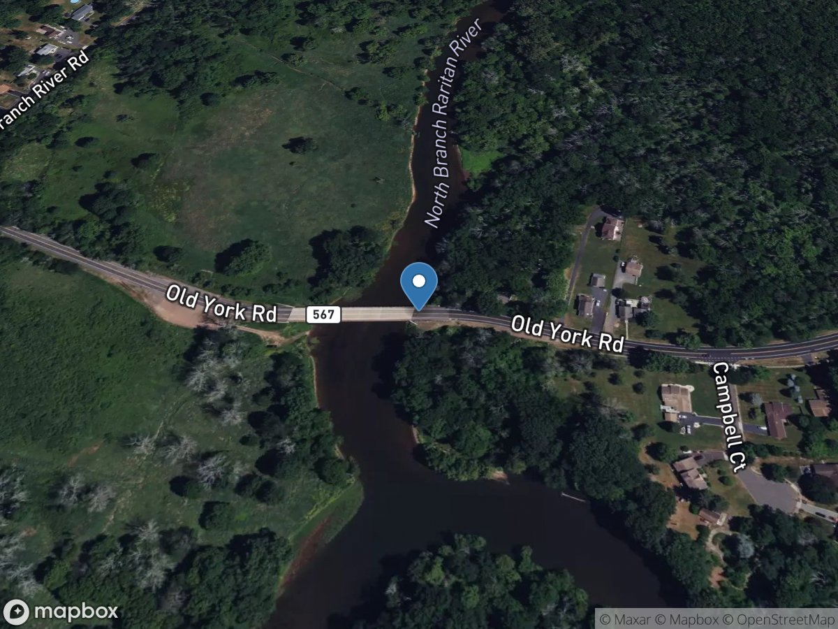 North Branch Raritan River at South Branch NJ location