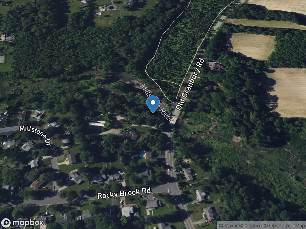 Millstone River near Hightstown NJ location