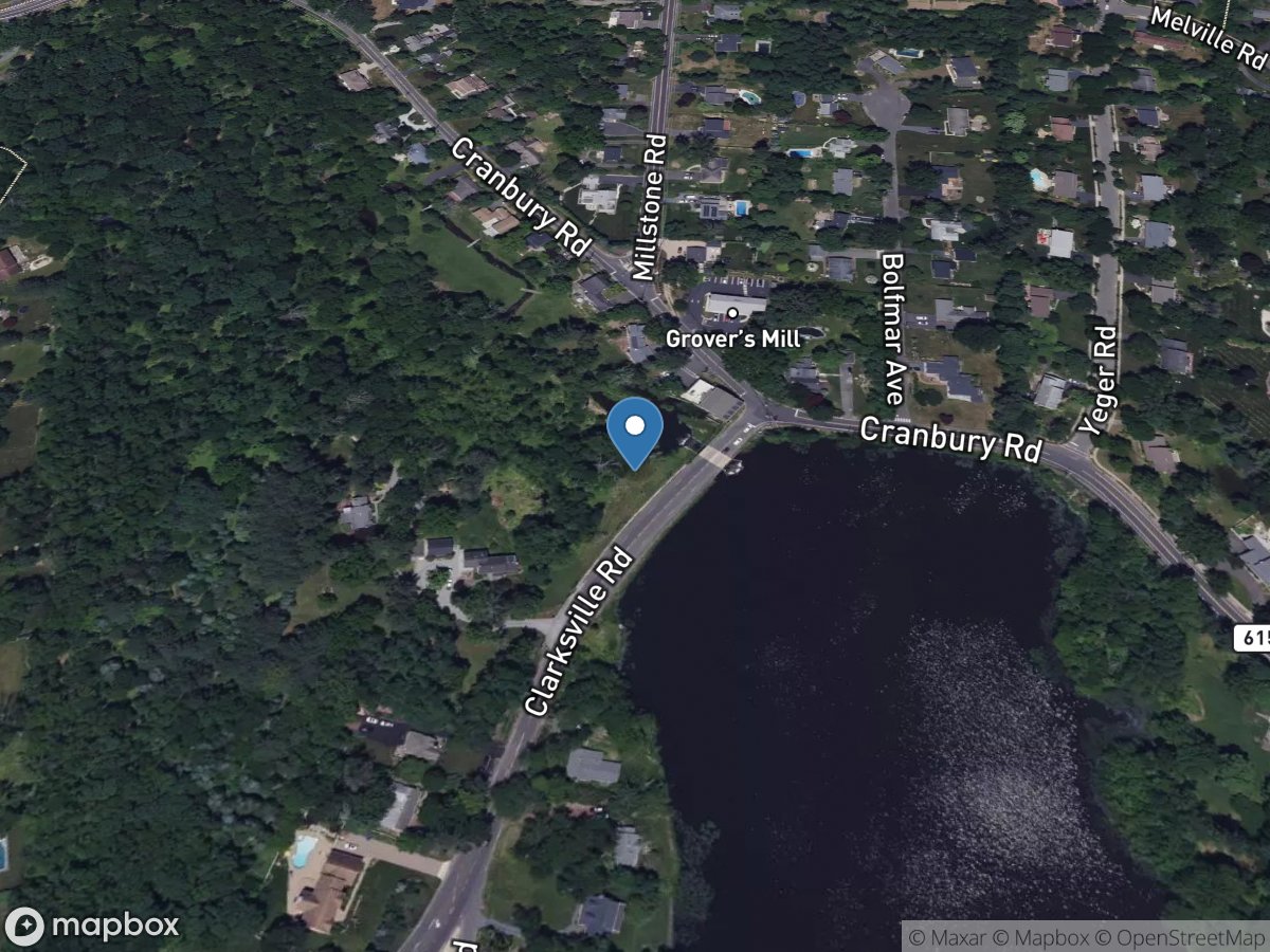 Bear Brook at Grovers Mill NJ location