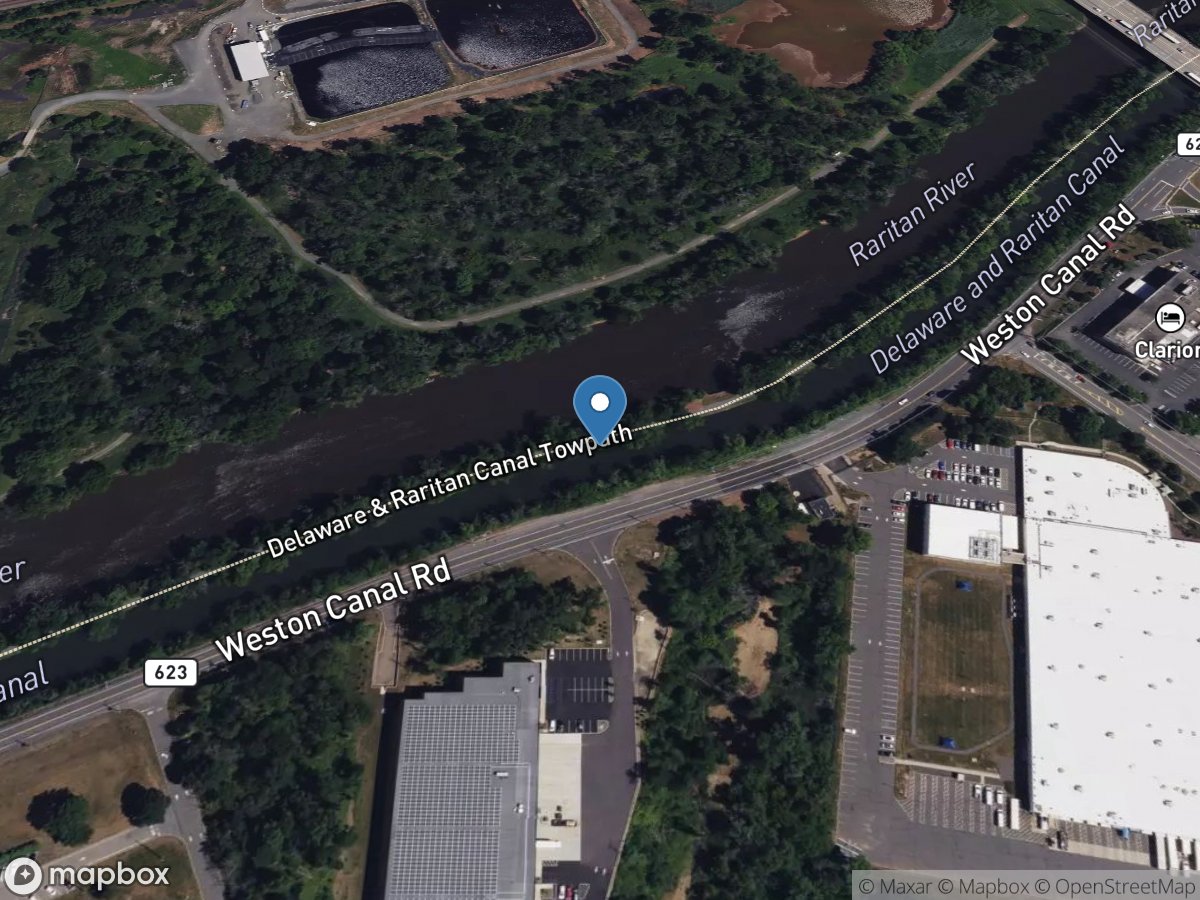 Raritan River below Calco Dam at Bound Brook NJ location