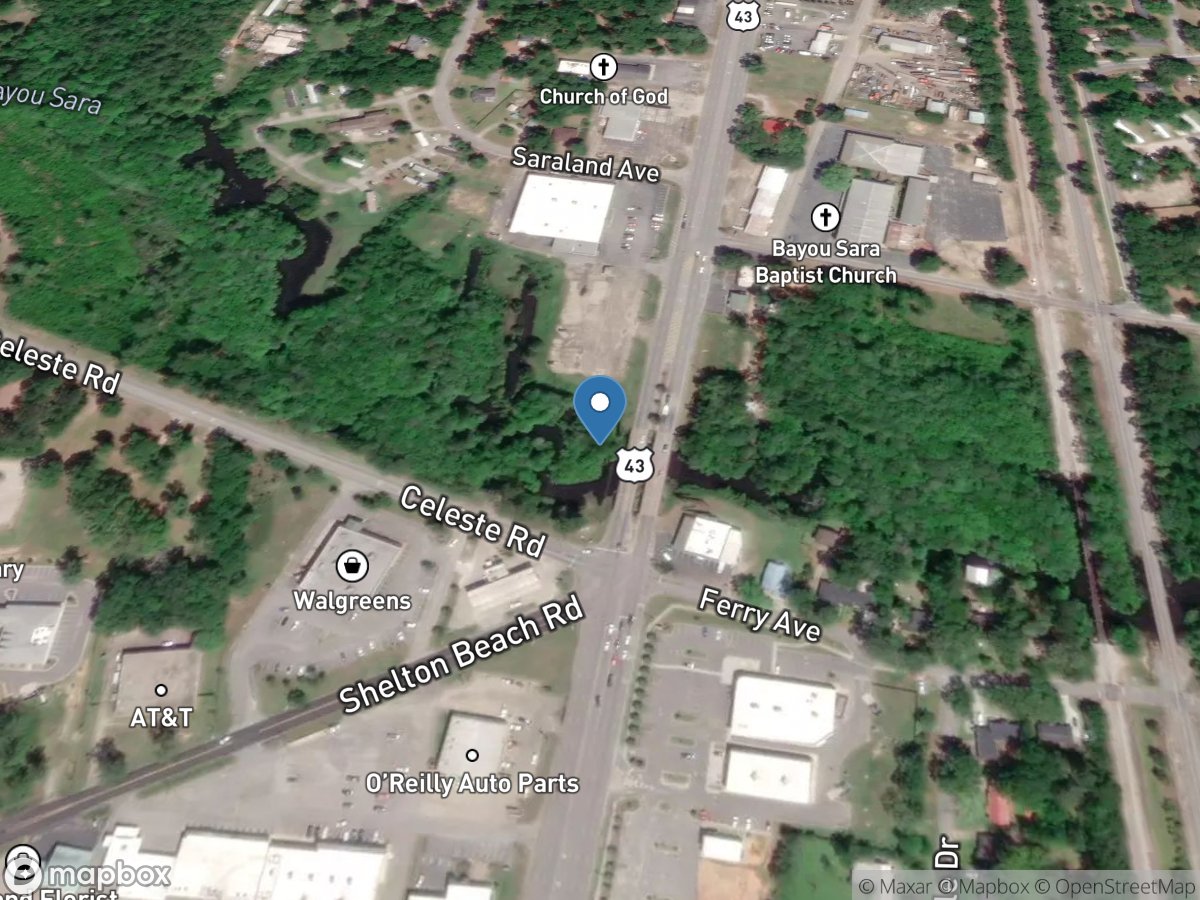 Bayou Sara at Saraland, Ala location