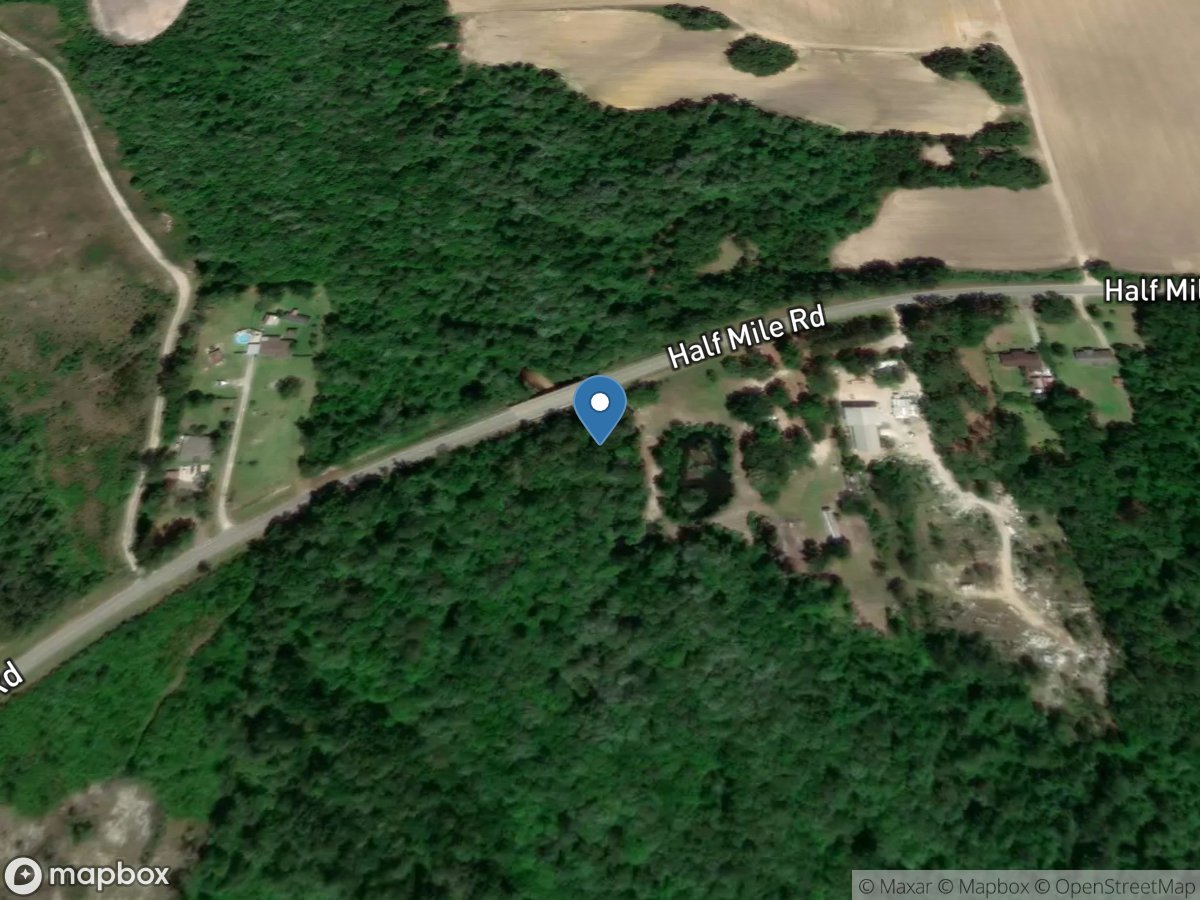 Fowl River at Half-Mile Road near Laurendine, Al. location