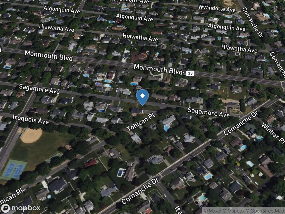 Branchport Creek at Oceanport NJ location