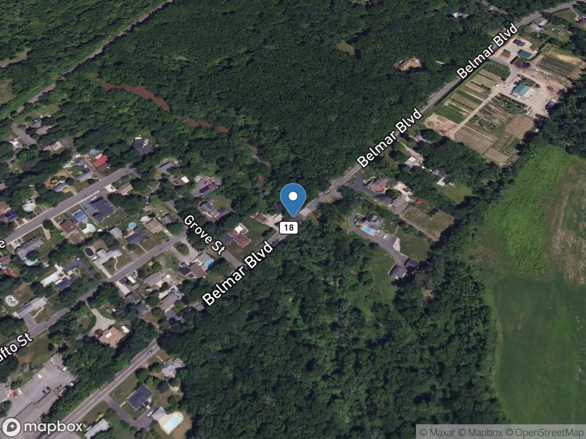 Mingamahone Brook at Farmingdale NJ location