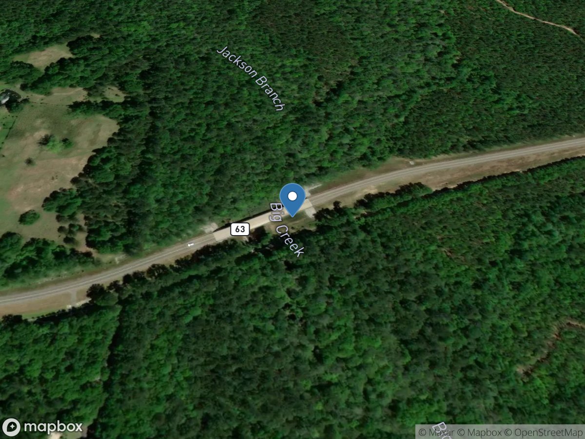 Big Creek at County Road 63 near Wilmer, Al. location