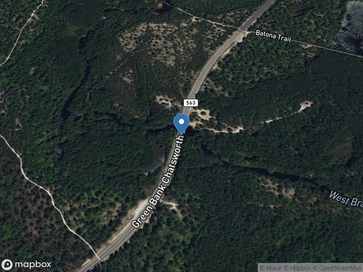 West Branch Wading River at Maxwell NJ location