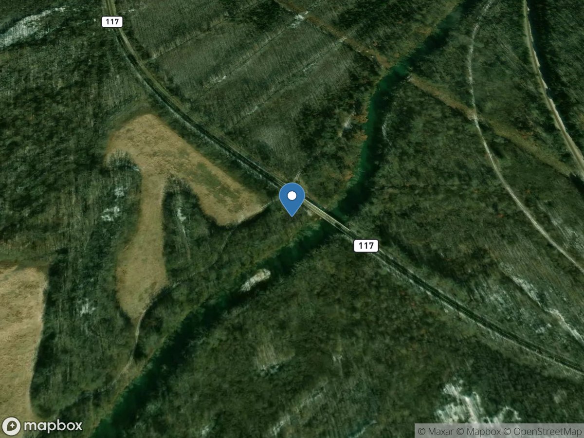 Crow Creek at Bass, AL location