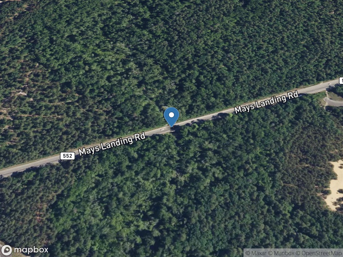 Menantico Creek near Millville NJ location