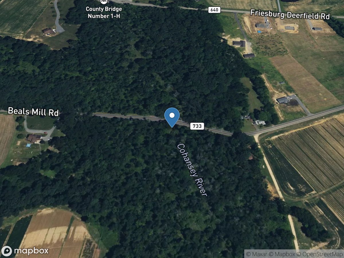 Cohansey River near Beals Mill NJ location