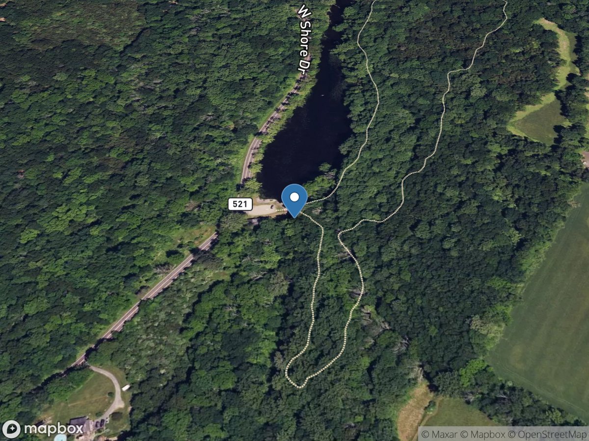 Neldons Brook below Swartswood Lake NJ location