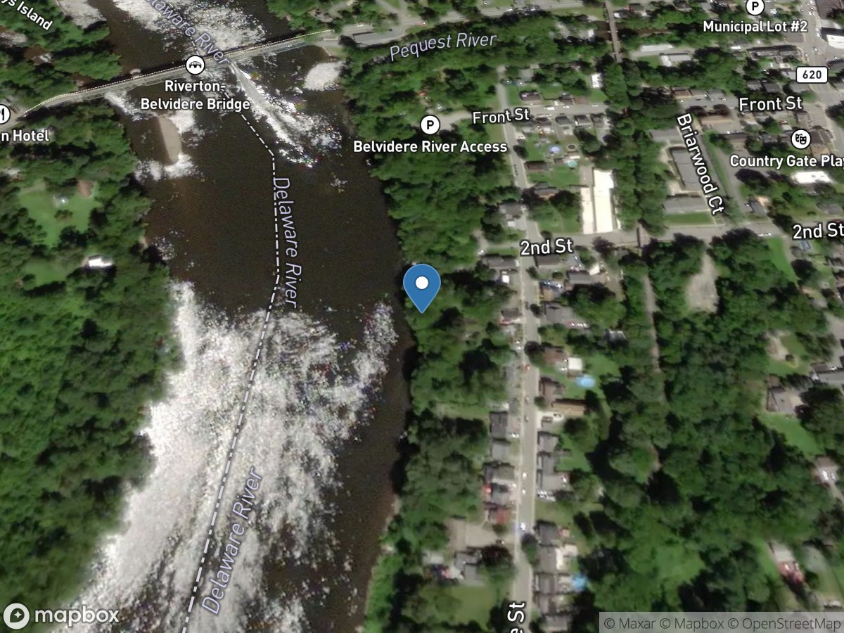 Delaware River at Belvidere NJ location