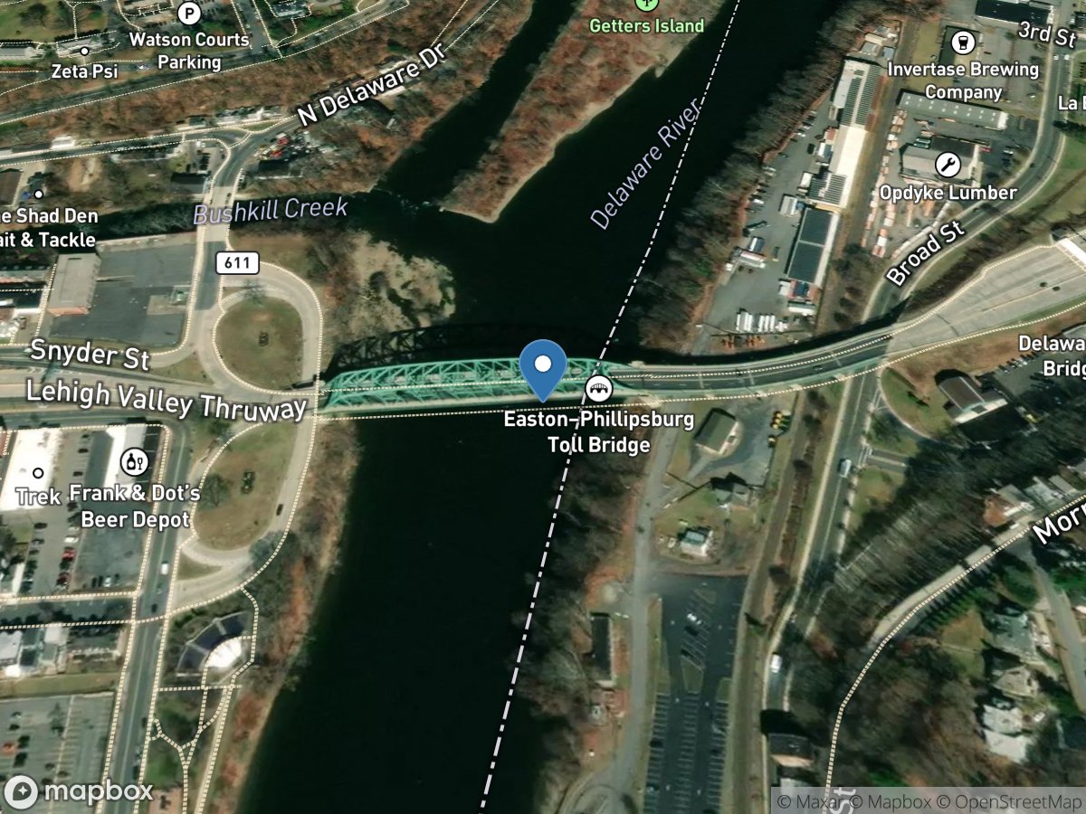 Delaware River at US Route 22 at Phillipsburg NJ location