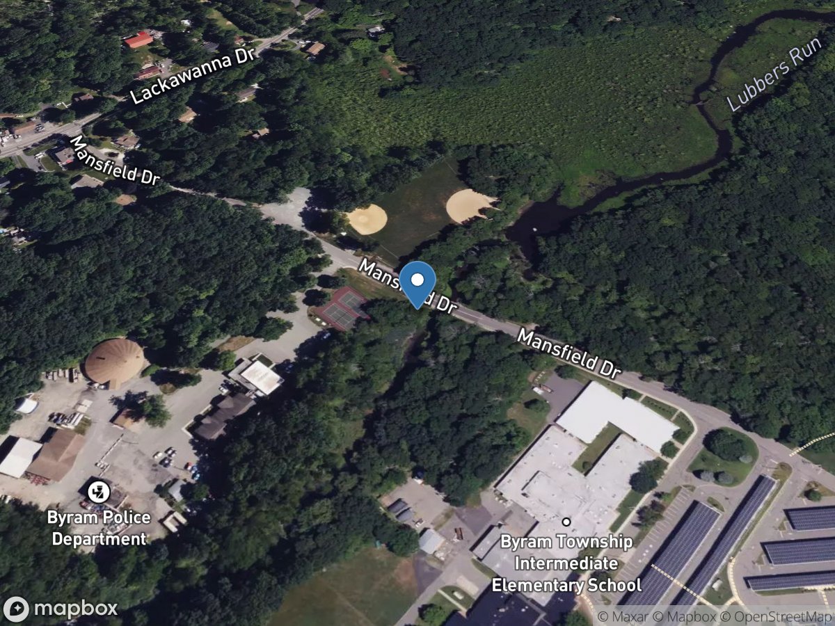 Lubbers Run at Mansfield Drive near Lockwood NJ location